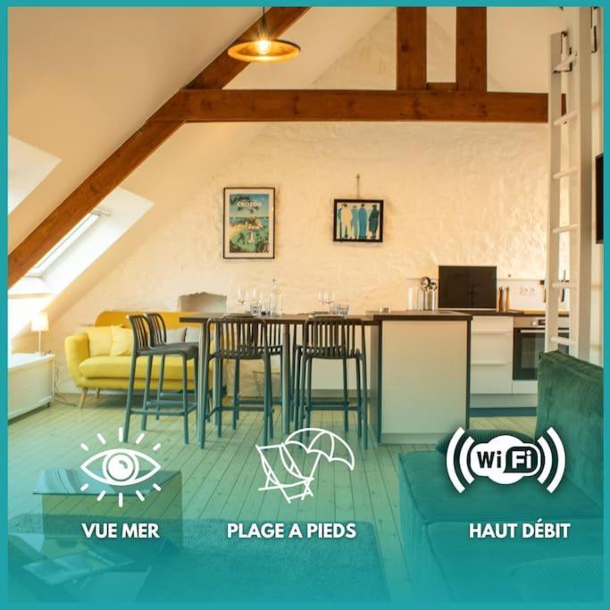Ar Bili/Vue Mer/Wifi Crozon Exteriör bild